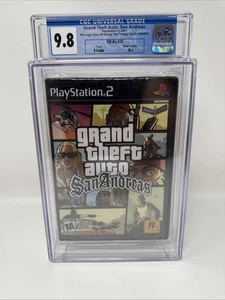 Grand Theft Auto San Andreas PS2 Calificado CGC 9.8 A++ ¡Sellado de fábrica! - Imagen 1 de 4