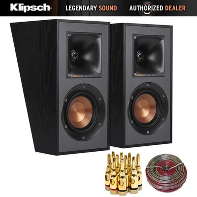 Klipsch R-41SA Dolby Atmos Alto Rendimiento Elevación Surround Set + Enchufes y Cable Foto 1 de 4