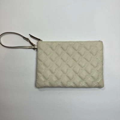 Muñequera acolchada Anne Klein, cremallera crema nueva sin etiquetas Foto 1 de 4