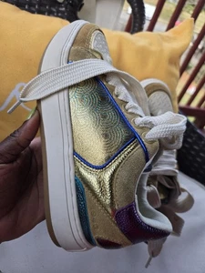 Sneakers Kurt Geiger London 1963 oro da donna taglia US 7 - Foto 1 di 10