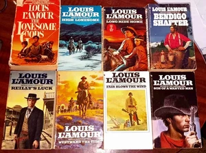 LOUIS L'AMOUR - Konvolut 8 verschiedene alte Taschenbücher - Bild 1 von 5