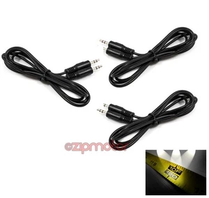 3 10FT 3.5MM M/M JACK AUX STEREO CABLE CORD IPAD IPHONE IPOD MP3 CAR ZUNE BLACK - Bild 1 von 1