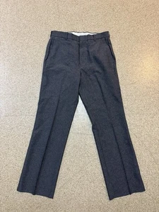 NWT VTG HighLand Red Kap Men's Uniform Trousers Pant Gray Polyester Sz 34 - Picture 1 of 9