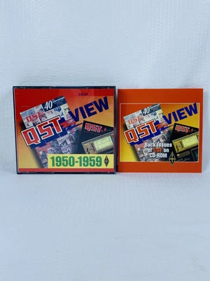 QST VIEW Magazine CD-ROM - 1950-1959 (4 Disc Set) ARRL - Ham Radio - Image 1 of 4