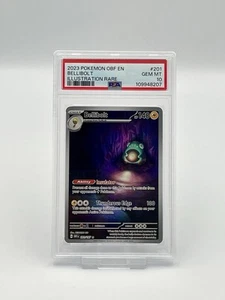 PSA 10 Bellibolt 201/197 Obsidian Flames Illustration Rare Pokemon Englisch - Bild 1 von 3