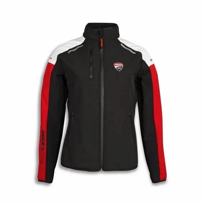 DUCATI SPORT GENUINE LADIES SOFTSHELL SPORT JACKET - BNWT - L - £125 PRICE TAG!