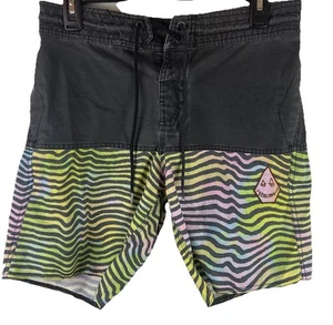 Classic Volcom Stoneys Board Shorts Men's Swim Trunks Stoney Face Logo Sz Small - Picture 1 of 6