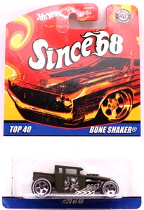 Hot Wheels 2008 Since 68 #29 Bone Shaker ft. olive green WL5spk's - Picture 1 of 4