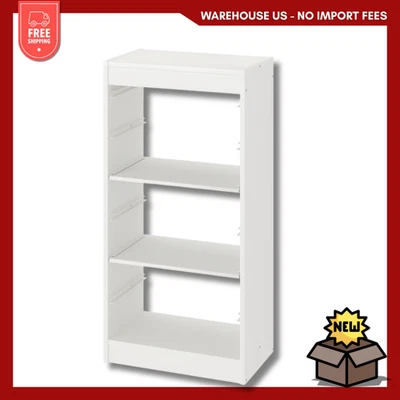 NUEVO TROFAST Combinación de Almacenamiento con Estantes 18 1/8x11 3/4x37", Blanco, ENVÍO GRATUITO Foto 1 de 3