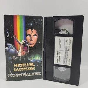 Michael Jackson Moonwalker VHS Video Tape 1989 80s Music Video Movie VTG - Picture 1 of 2