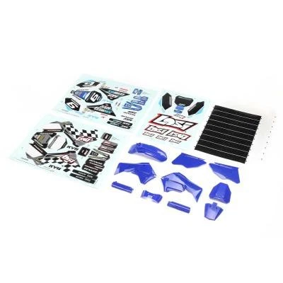 Losi 260001 Blue Plastics w/Wraps: PM-MX - Image 1 of 1