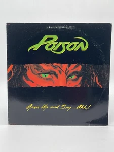 POISON OPEN UP AND SAY AHH 12" LP VG+ VINYL RECORD CAPITOL 1988 - Picture 1 of 6