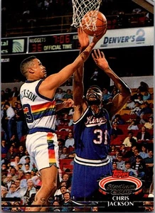 1992-93 Stadium Club #77 Chris Jackson solo soci - Foto 1 di 2