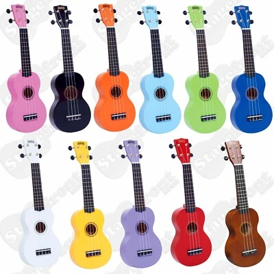 MAHALO MR1 RAINBOW SERIES SOPRANO UKULELE FOR BEGINNERS WITH BLACK CARRY BAG - image 1 of 2