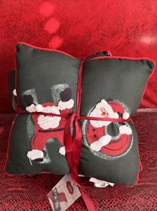 Lote de 3 almohadas navideñas St. Nicholas SquareSanta nuevo - Imagen 1 de 6