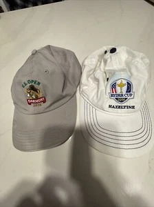 lot of 2 Vintage golf hats US open 2016 oakmont Ryder cup 2016 hazeltine Snap Bk - Picture 1 of 24