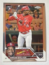 2023 Topps Chrome Jordan Walker Rookie Card St. Louis Cardinals RC #209 Baseball