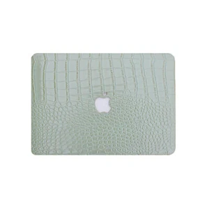 Green Crocodile PU Leather Shell Case Cover For MacBook Air Pro 13 inch 14 15 16 - Picture 1 of 33