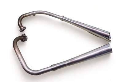 1970 Triumph Tiger TR6 R Bonneville 650 T120R TR6R *2270 Exhaust Pipes  - Image 1 of 4