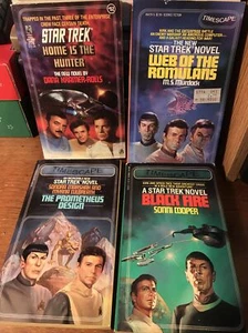 Star Trek Vintage Science Fiction 4 Paperback Novel Lot Free Shipping SCI FI - Bild 1 von 11