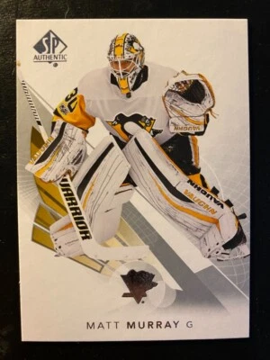 Matt Murray 2017-18 SP Authentic Hockey UD #5 Pittsburgh Penguins - Image 1 of 2