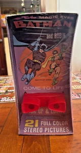 1966 BATMAN TRU-VUE MAGIC EYES VIEWER FACTORY SEALED W/ STORY SET! - Picture 1 of 9
