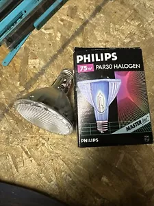1 PHILIPS 75PAR30L/WFL40 120v ,75W Wide Flood Light Bulb 3000 Hour Life (2 Bulbs - Picture 1 of 3