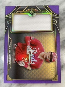 2022 Topps Triple Threads TYLER STEPHENSON #SJR1-TST Reds Jersey AMETHYST 33/36