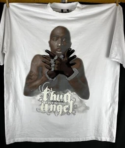Tupac Vintage Thug Angel T Shirt 4XL Pro USA Rap Tee 90s Memorial Y2K 2Pac - Picture 1 of 12