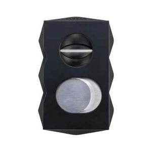 Colibri Quasar SV Cigar Cutter - Straight Cut and V Cut - Black - Picture 1 of 3