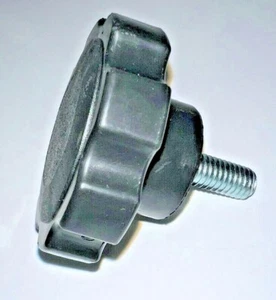 Land Pride Finish Mower Belt Cover Securing Knob, 817-358C 3/8"-16 X 2-3/8OD - Picture 1 of 3