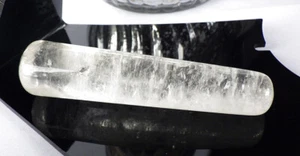 JEWELLERY PIECE MASSAGE WAND HEALING STONE Rock Crystal Round Massager - Picture 1 of 6