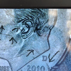 EXTREMELY RARE 2010 D DIME STRIKE ERROR - Picture 1 of 5