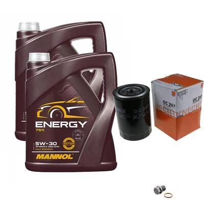 Mahle Ölfilter 10 L Mannol Energy 5W-30 Para Mitsubishi Pajero IV 3.2 DI-D 4WD - Imagen 1 de 4