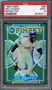 BB - 1995 Finest  - #86 - Mo Vaughn Refractor - PSA 9 - MINT - Picture 1 of 2
