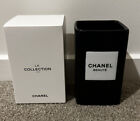 Rare Chanel Vip Gift Black Ceramic Vase Brush Holder Flower Vase with Box