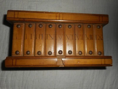 Antique Folk Art Handmade PA. Dutch Hand Painted Butterflies Wood Box Jewelry - Image 1 of 4