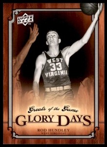 2009-10 Upper Deck Greats of the Game Autographs Rod Hundley West Virginia