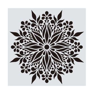 Poppy Crafts Single Sheet Stencil #256 - 12"x 12" - Picture 1 of 1