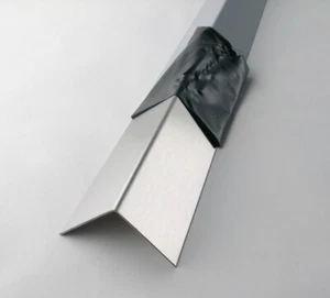 Chapa de techo ángulo primera chapa 1 mm aluminio acero inoxidable aluminio anodizado aluminio Ral 2 m de largo - Imagen 1 de 8