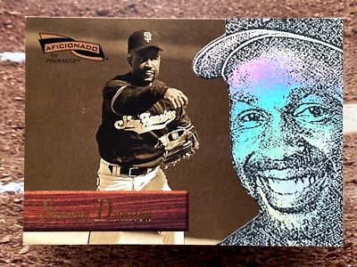 1996 Pinnacle Aficionado Shawon Dunston #85 - Image 1 of 2