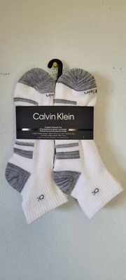 Calvin Klein men's 6-Pairs Cushion Quarter Cut Socks. (193). - Image 1 of 4