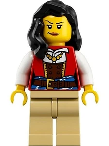 LEGO Pirates Minifig Lady Anchor idea067 from LEGO 21322 NEW original LEGO US1 - Picture 1 of 2