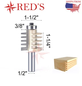 Broca de enrutador de vástago Tideway Carbide Pro LC16050608 3/8" junta de dedo 1/2" - Imagen 1 de 1