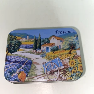 Le Blanc France Provence Village Lavender Tin Box Soap - Picture 1 of 6