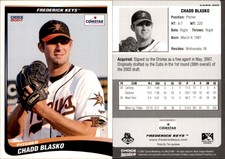 Chadd Blasko 2007 Choice Frederick Keys Promos #5 Card *AutographDen*