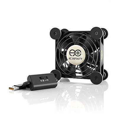 AC Infinity MULTIFAN S1, Quiet 80mm USB Fan for Receiver DVR Playstation Xbox - Image 1 of 4