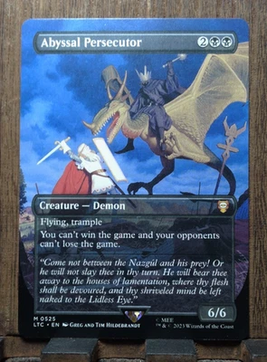 MTG🎇 - Abyssal Persecutor THE LORD OF THE RINGS Hildebrandt Ill - Pack FRESH ❤️ - Image 1 of 4