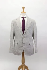 NWT $5100 Brunello Cucinelli Men 100% Linen "Leisure Fit" 2Pc Suit 48/ 38US A258 - Picture 1 of 14