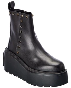 Valentino Uniqueform 85 Leder Stiefel Damen Schwarz 39 - Bild 1 von 5